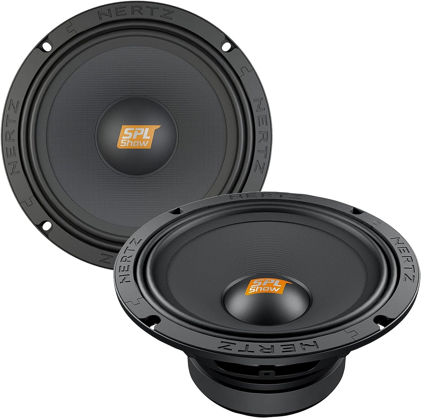 HERTZ SPL Show Series SV-2001 8 in. (200mm) SPL 4-Ohm Midrange Speakers (Pair)