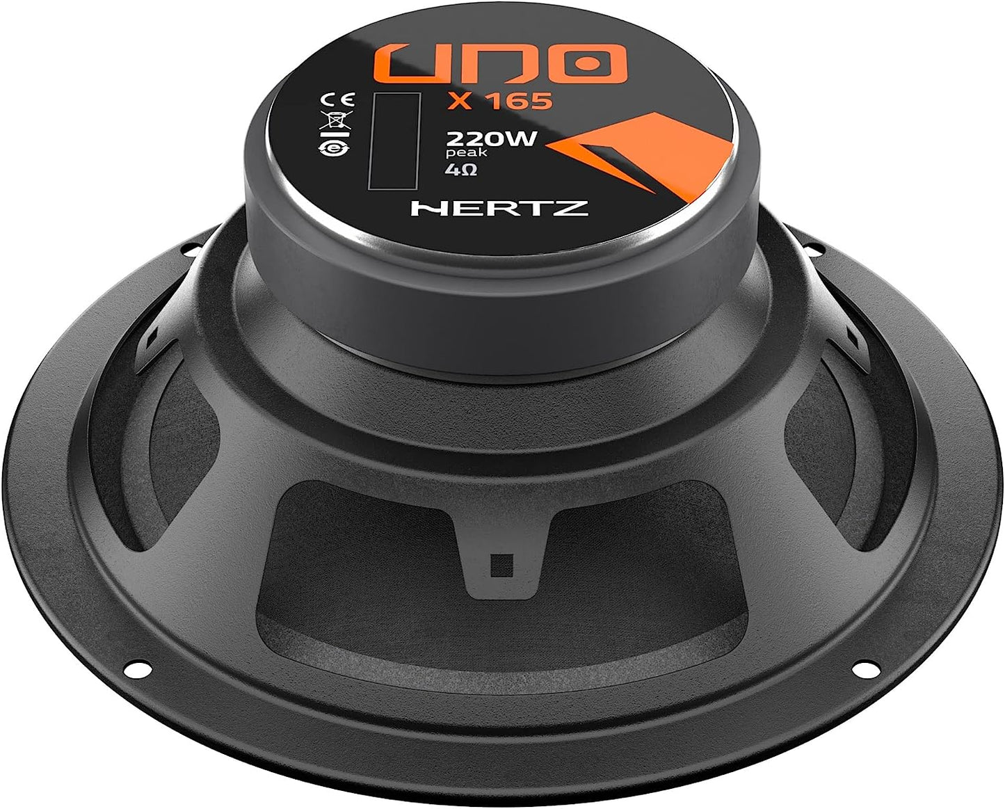 HERTZ UNO Series X-165 6.5" Two-Way Coaxial Speakers (Pair)