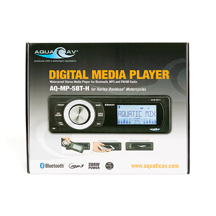 MP5 Stereo for Harley-Davidson (1998-2013) SKU: AQ-MP-5BT-H