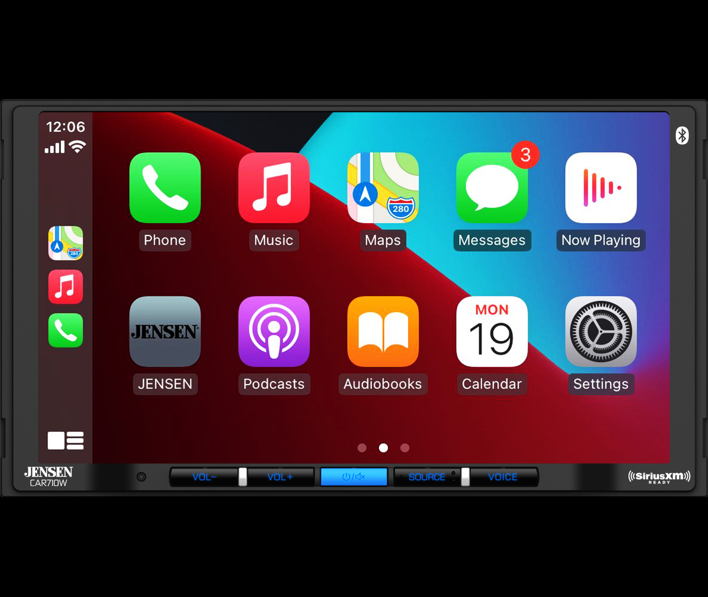 7″ Receiver with Wireless Apple CarPlay and Android Auto – CAR710W