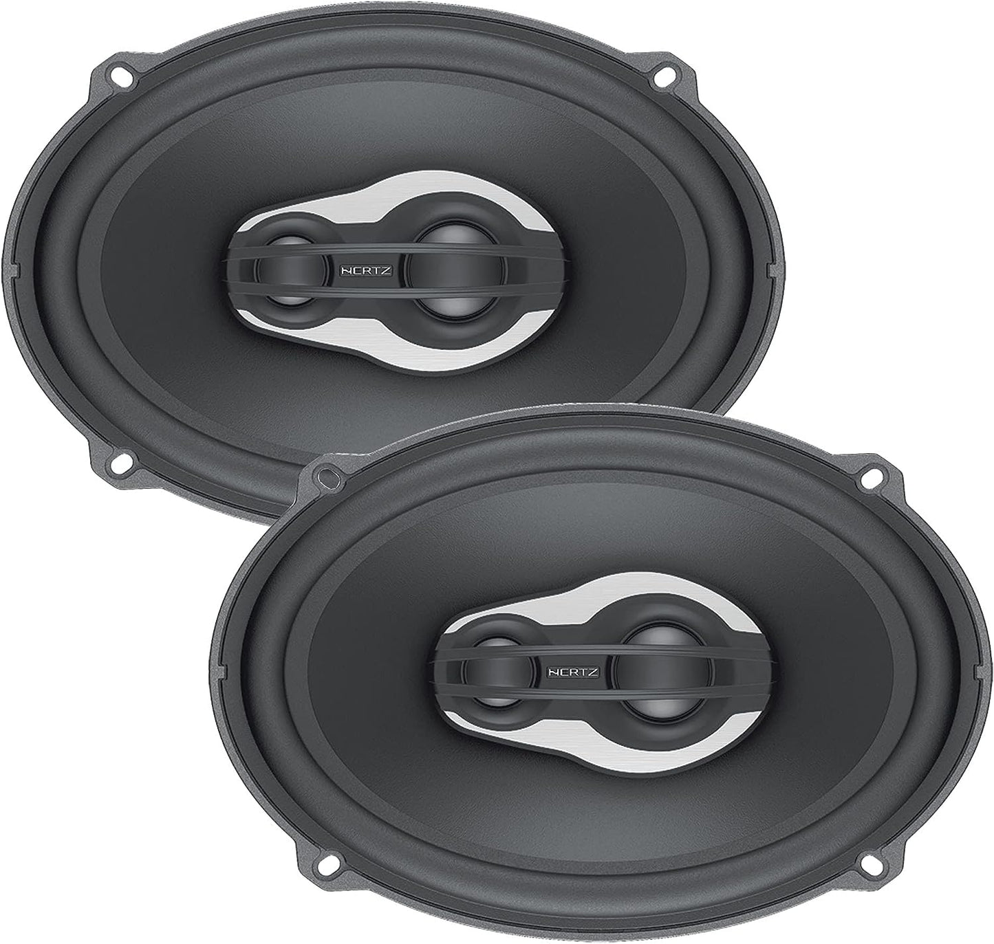 HERTZ Mille Pro Series MPX-6903 6x9 Pro Audio Three-Way Coaxial Speakers (Pair) with Grilles